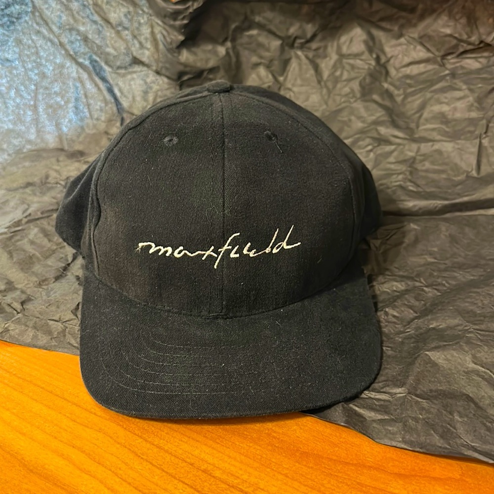 Maxfield logo dad hat (bought at Malibu store)